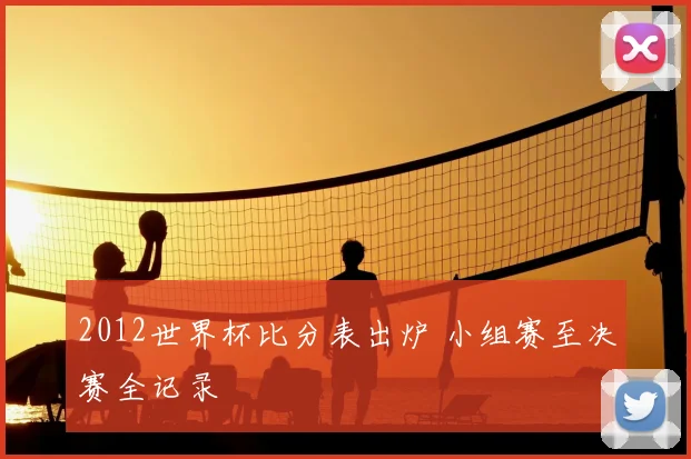2012世界杯比分表出炉 小组赛至决赛全记录